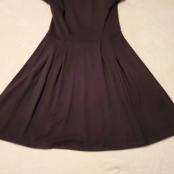 Ann Taylor LOFT Black Fit and Flare Dress - Picture 3 of 5